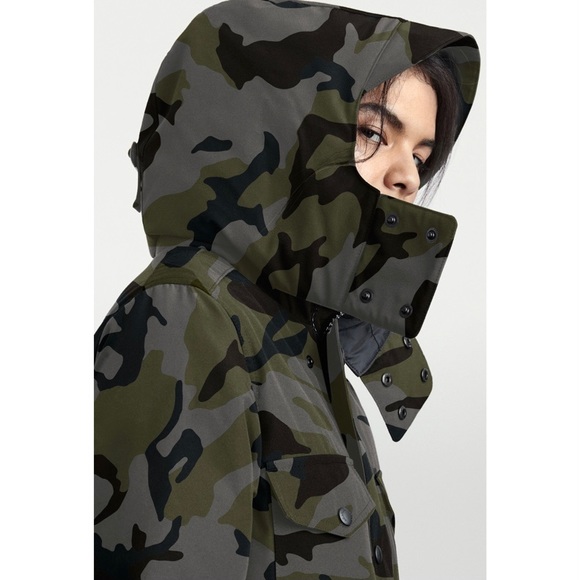 NWT Authentic Canada Goose Gabriola Camouflage Parka Overcoat w/ Back St… - Picture 5 of 6